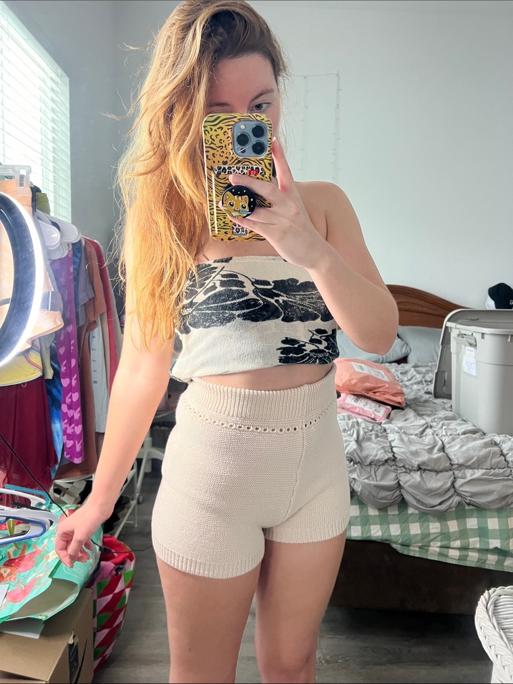 Princess Polly High Waist Knit Shorts